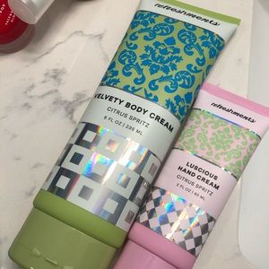 Refreshments Velvet Body Cream&Luscious Hand Cream